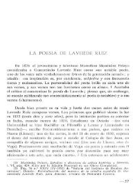 La poesía de Laverde Ruiz