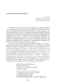 Las soledades del esplín