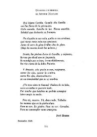 Un poema en memoria de Antonio Machado