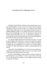 En Baeza con Antonio Machado 