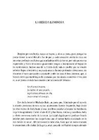 La herida luminosa
