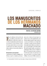 Los manuscritos de los Hermanos Machado