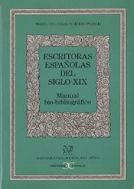 Escritoras españolas del siglo XIX. Manual bio-bibliográfico