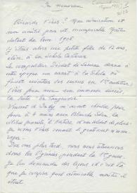 Original manuscrito de Talayrach-Guinle, Françoise a Brody, Elaine. 1971-06-15