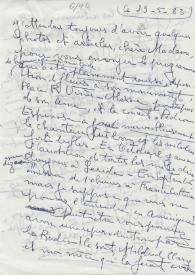 Original manuscrito de Viñes Soto, Elvira a Brody, Elaine. 1983-05-29