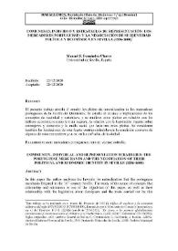 Comunidad, individuo y estrategias de representación: los mercaderes portugueses y la negociación de su identidad política y económica en Sevilla...