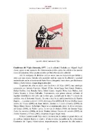 Cuadernos del Vigía [editorial] (Granada, 1977- ) [Semblanza]