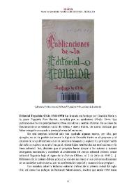 Editorial Tegualda (Chile, 1946-1950) [Semblanza]