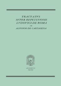 Tractatus super repetitione Ludovici de Roma [Fragmento]
