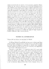 Cuadernos hispanoamericanos, núm.143 (noviembre 1961). Brújula de actualidad. Sección de notas. Índice de exposiciones