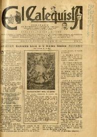 El Catequista : Semanario de Instrucción y Educación Popular. Tomo I, núm. 4, 5 de diciembre de 1929