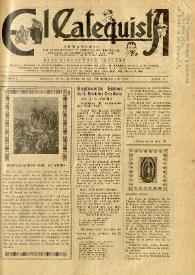 El Catequista : Semanario de Instrucción y Educación Popular. Tomo I, núm. 5, 12 de diciembre de 1929