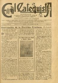 El Catequista : Semanario de Instrucción y Educación Popular. Tomo I, año II, núm. 10, 16 de enero de 1930
