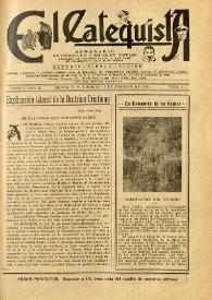 El Catequista : Semanario de Instrucción y Educación Popular. Tomo I, año II, núm. 14, 16 de febrero de 1930