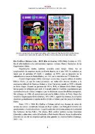 Rio Gráfica e Editora Ltda. - RGE (Río de Janeiro, 1952-1986) [Semblanza]