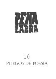 Peña Labra, núm. 16, verano 1975 