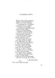 El campesino ausente. (Para el poeta Miguel Hernández, 1939)