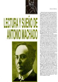 Lectura y sueño de Antonio Machado