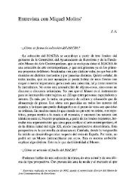 Entrevista con Miquel Molins