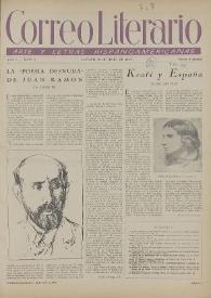 Correo Literario : Arte y Letras Hispanoamericanas. Año I, núm. 4, 15 de julio de 1950