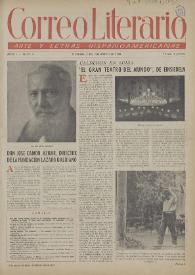Correo Literario : Arte y Letras Hispanoamericanas. Año I, núm. 5, 1 de agosto de 1950