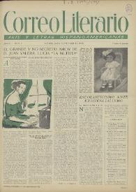 Correo Literario : Arte y Letras Hispanoamericanas. Año I, núm. 7, 15 de septiembre de 1950