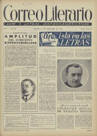 Correo Literario : Arte y Letras Hispanoamericanas. Año I, núm. 14, 15 de diciembre de 1950