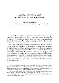 'La fingida Arcadia' de 1666: autoría y escritura de consuno

