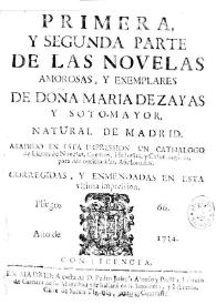 Primera y segunda parte de las novelas amorosas, y exemplares [Madrid, 1734]