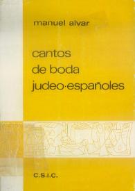 Cantos de boda judeo-españoles