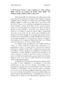 J. M. González Herrán, J. López  Quintáns, D. Thion  Soriano-Mollá, eds.: 'En el escritorio de Emilia Pardo Bazán: 'La Tribuna' ', Binges: Éditions...