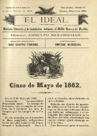 El Ideal : revista literaria y de variedades dedicada al bello sexo y al pueblo. Tomo I, núm. 16, 5 de mayo de 1904