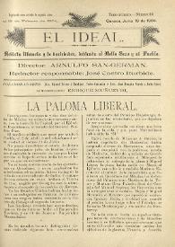 El Ideal : revista literaria y de variedades dedicada al bello sexo y al pueblo. Tomo I, núm. 22, 19 de junio de 1904