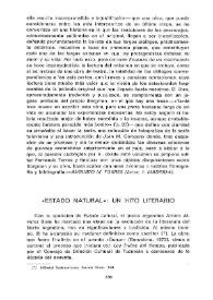'Estado natural': un hito literario