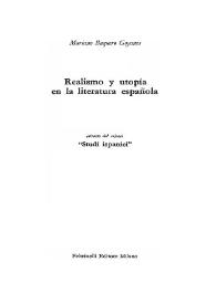 Realismo y utopía en la literatura española