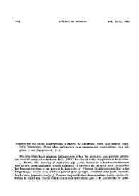 Reports for the 'Eight International Congress of Linguists'. Oslo, 5-9 august 1957. Oslo University Press (dos volúmenes con numeración...