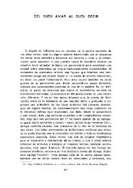 Del buen amar al buen decir 