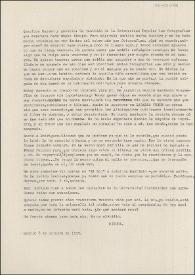 Transcripción de carta de Miguel Hernández a Carmen Conde y Antonio Oliver. [Madrid, 1935?]