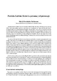 Patrícia Galvão: Entre la persona y el personaje