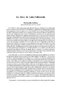 'La Llave' de Luisa Valenzuela