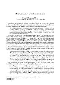 Rosa Campusano en el discurso literario
