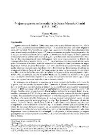Mujeres y guerra en la escritura de Juana Manuela Gorriti (1818-1892)