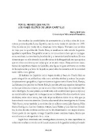 Por el mundo que falta: Los viajes isleños de Luisa Capetillo