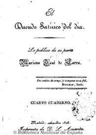 El Duende satírico del día. Cuaderno 4, noviembre 1828