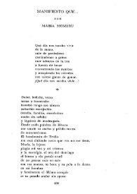Manifesto que…. 
