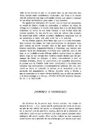 ¿Monodia o monólogo?