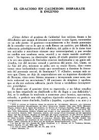 El gracioso en Calderón: disparate e ingenio 