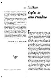 Coplas de Juan Panadero  