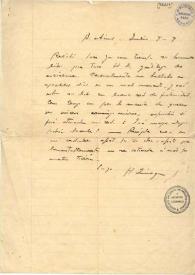 Carta de Horacio Quiroga a Jose Enrique Rodó. 9 de julio de 1909