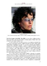 Xela Arias Castaño [editora, traductora, escritora] (Sarria, 1962 - Vigo, 2003) [Semblanza]